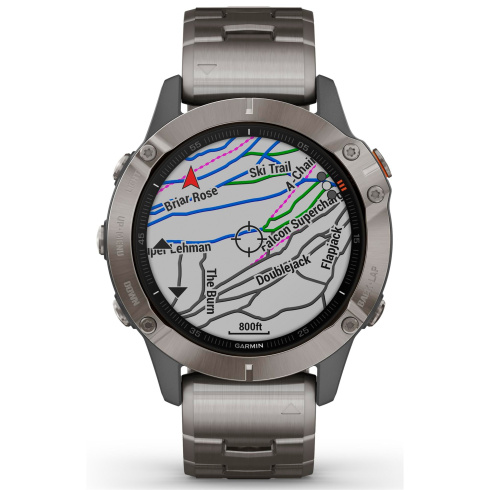 Смарт-часы Garmin Fenix 6 Sapphire титан фото 7