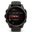 Смарт-часы Garmin Fenix 8 43 мм AMOLED сапфир/черный, силикон фото 4