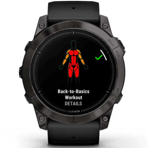 Смарт-часы Garmin Epix Gen 2 Pro 51 мм AMOLED сапфир/темный, силикон фото 9