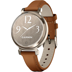Смарт-часы Garmin Lily 2, стекло/алюминий, коричневый/кожа