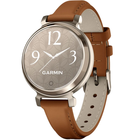Смарт-часы Garmin Lily 2, стекло/алюминий, коричневый/кожа фото 1