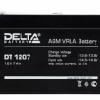Аккумуляторная батарея Delta DT 1207 фото 1