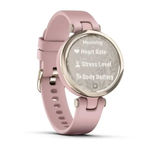 Смарт-часы Garmin Lily Sport, стекло/полимер, золото/розовый силикон фото 3