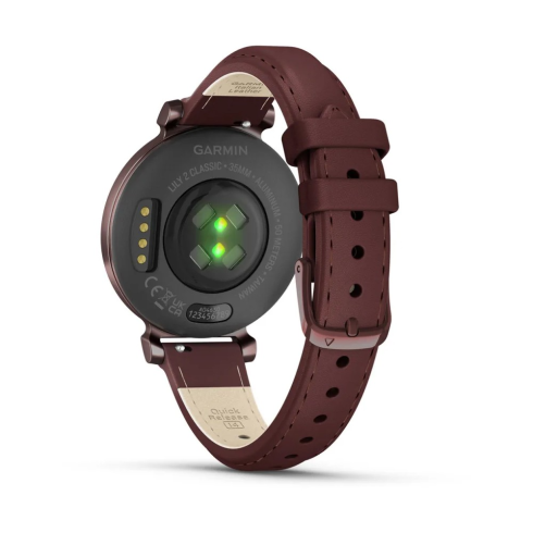 Смарт-часы Garmin Lily 2, стекло/алюминий, бронзовый/кожа фото 7