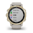 Смарт-часы Garmin Descent Mk2S 42 мм AMOLED сапфир/светлое золото, силикон фото 4
