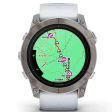 Смарт-часы Garmin Epix Gen 2 Pro 51 мм AMOLED сапфир/белый, силикон фото 8