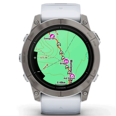 Смарт-часы Garmin Epix Gen 2 Pro 51 мм AMOLED сапфир/белый, силикон фото 8