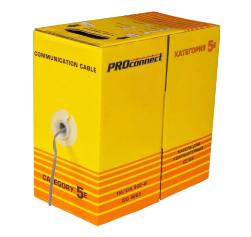 Кабель PROconnect FTP 4PR 24AWG CAT5e 305м CCA фото 2
