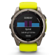 Смарт-часы Garmin Fenix 8 51 мм Solar сапфир/светло-зеленый, силикон фото 8