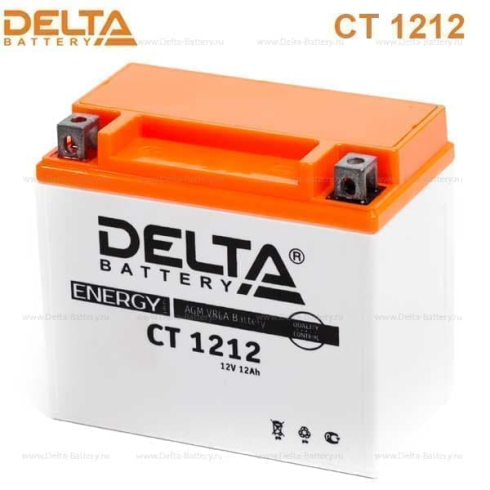 Аккумуляторная батарея Delta CT 1212 фото 2