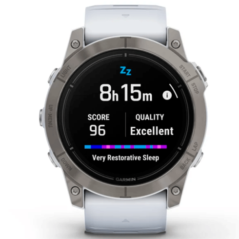 Смарт-часы Garmin Epix Gen 2 Pro 51 мм AMOLED сапфир/белый, силикон фото 5