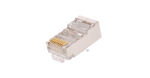 Коннектор FTP NETLAN RJ45/8P8C под витую пару, Кат.5e (Экран.), уп-ка 100 шт