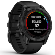 Смарт-часы Garmin Fenix 7 Pro 47 мм Solar стекло/темный, силикон фото 2