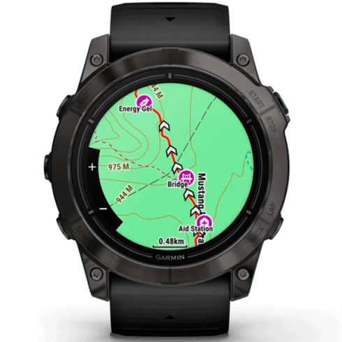 Смарт-часы Garmin Epix Gen 2 Pro 51 мм AMOLED сапфир/темный, силикон фото 4