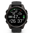 Смарт-часы Garmin Fenix 8 43 мм AMOLED сапфир/черный, силикон фото 5