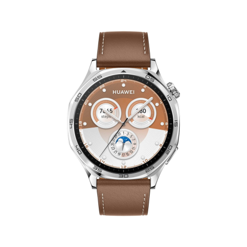 Смарт часы Huawei Watch GT 5 VLI-B19 46mm Brown Composite Leather Strap фото 1