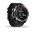 Смарт-часы Garmin Descent Mk2 52 мм AMOLED сапфир/черный, силикон фото 3
