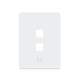 Вертикальная панель Ubiquiti Universal Paintable Keystone Wall Plate, 4-Pack (2-Port) фото 1