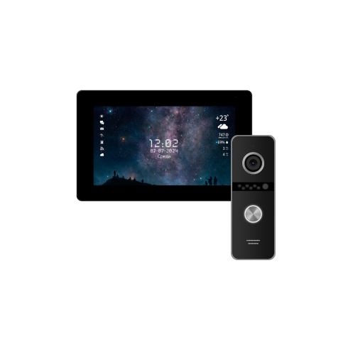 Комплект видеодомофона NOVIcam FREEDOM 7 FHD WIFI KIT NIGHT фото 3