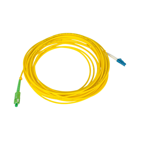 Оптический патчкорд SC/APC-LC/UPC SM(9/125) SIMPLEX 10 м фото 2
