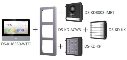 Блок вызова абонента Hikvision DS-KD-KK фото 5