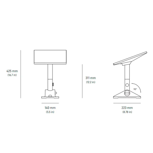 Крепление поворотное для Starlink Mini Pivot Mount фото 2