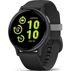 Смарт-часы Garmin Vivoactive 5 AMOLED черный/силикон