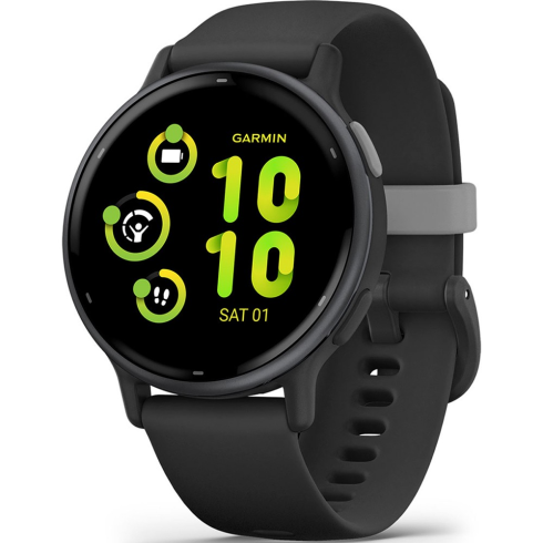 Смарт-часы Garmin Vivoactive 5 AMOLED черный/силикон фото 1