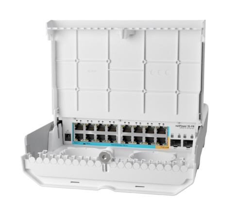 PoE коммутатор MikroTik CRS318-1Fi-15Fr-2S-OUT фото 4