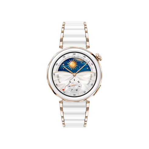 Смарт часы Huawei Watch GT 5 Pro JNA-B29 42mm White Ceramic Strap фото 1