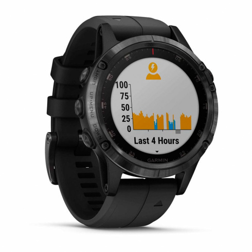 Смарт-часы Garmin Fenix 5 Plus Sapphire черный фото 4