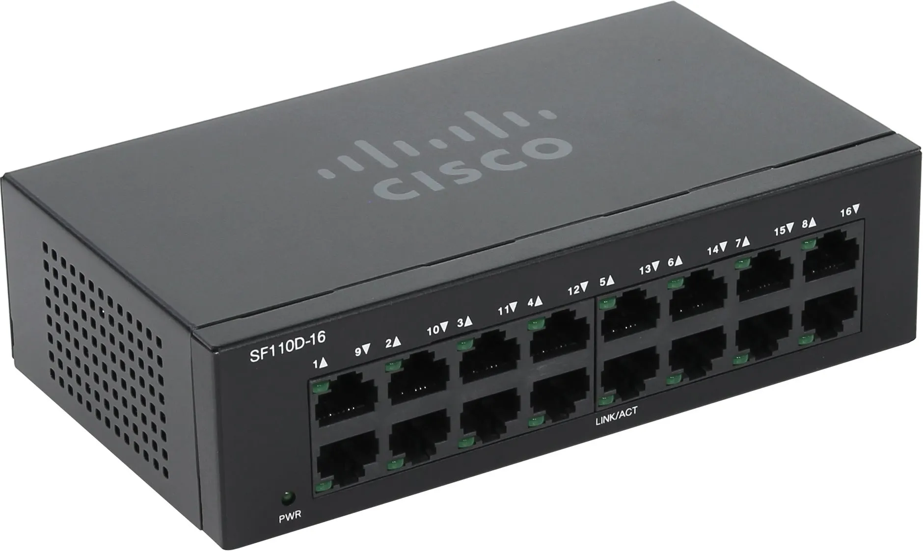 Коммутатор Cisco SF110D-16-EU SF110D-16-EU - цена, купить на wifi.kz