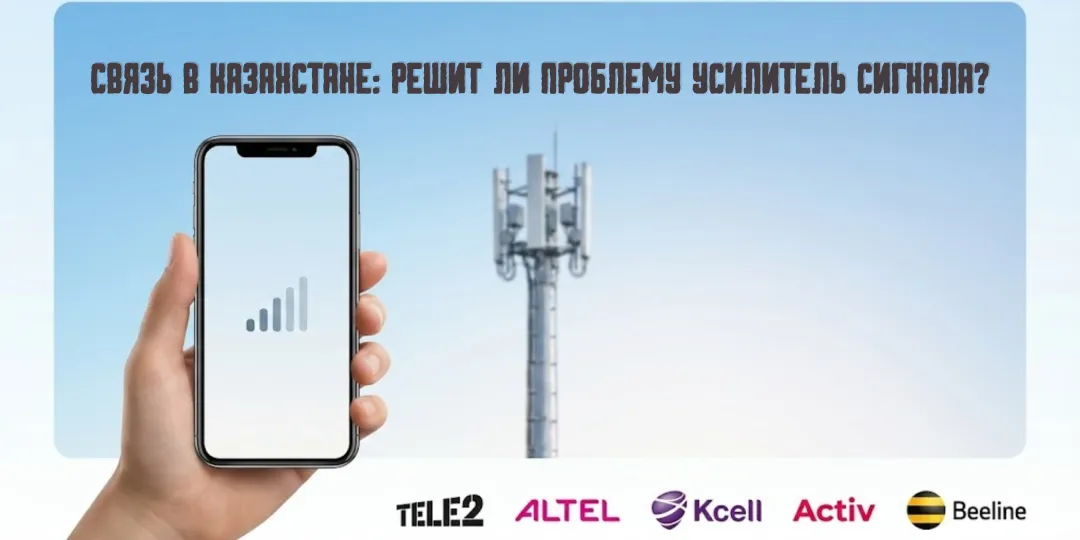 Связь в Казахстане: решит ли проблему усилитель сигнала? 