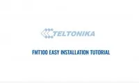 Teltonika FMT100 - руководство по простой установке
