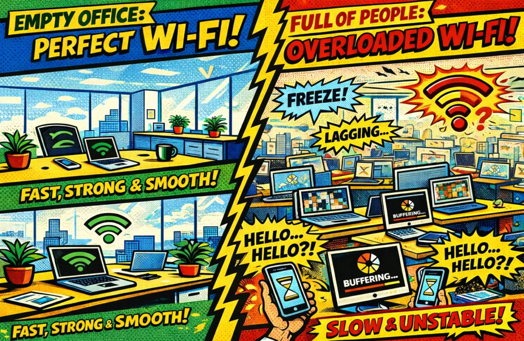 Пространство, движение и сеть: как люди физически «ломают» Wi-Fi и как это учитывать при проектировании