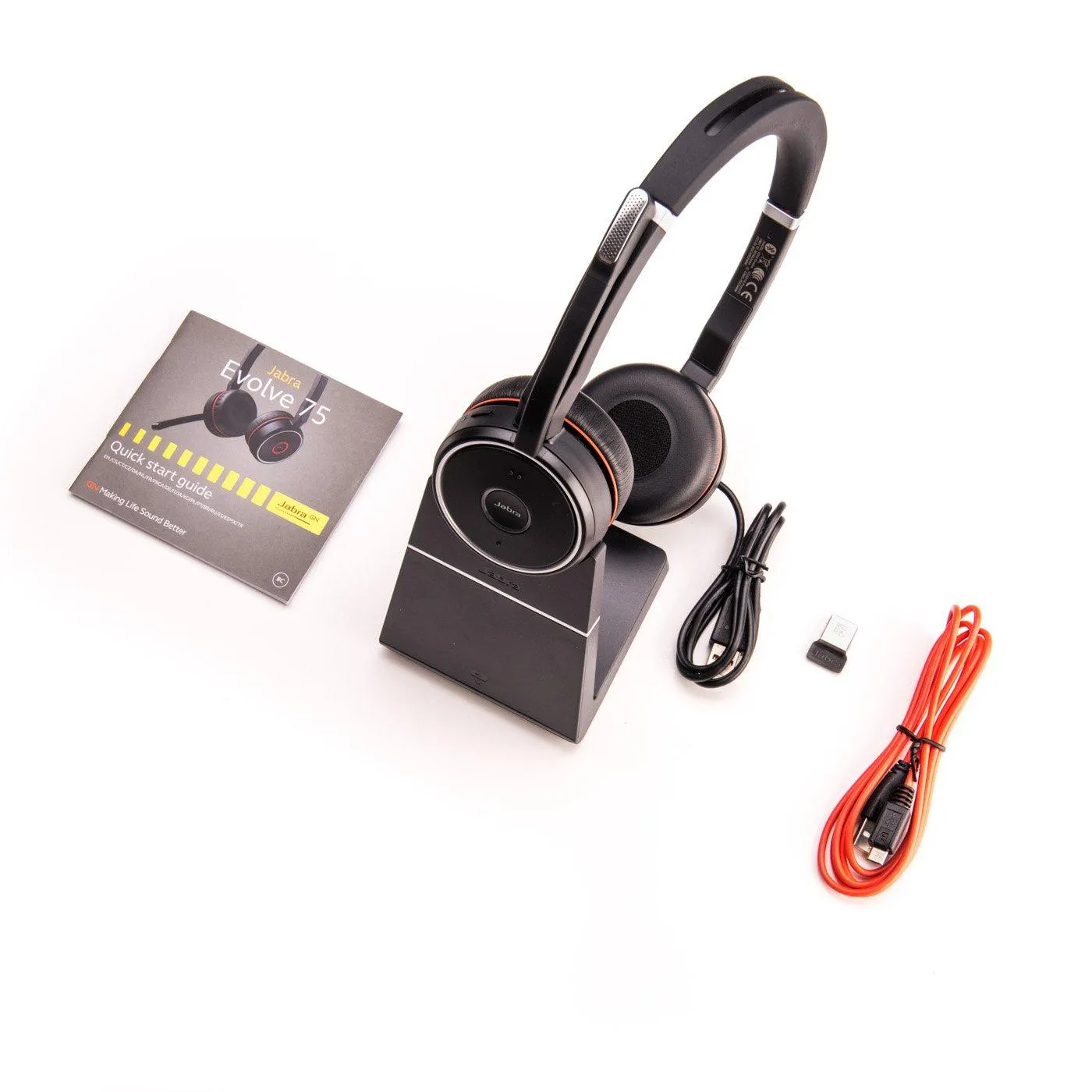 Jabra Evolve 75 Stereo UC Charging stand Link 370 5706991020700 wifi.kz
