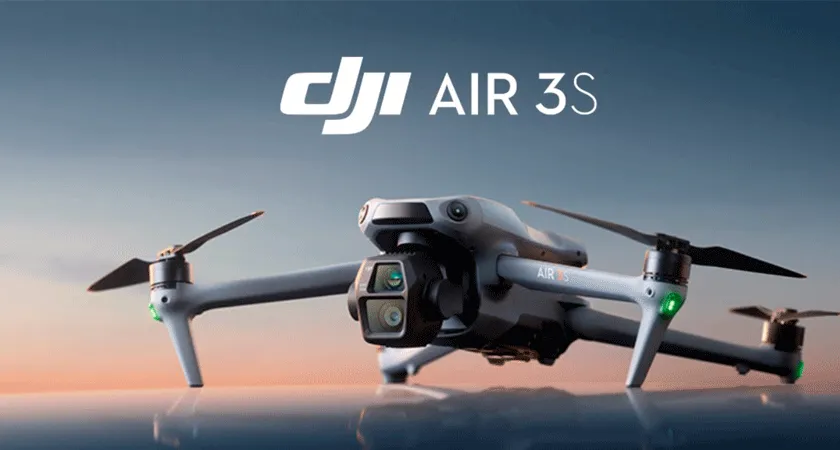 Новая эра дронов: DJI Air 3S с двойными камерами и передовыми сенсорами
