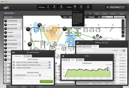 Потолочный датчик движения Ubiquiti mFi-MSC