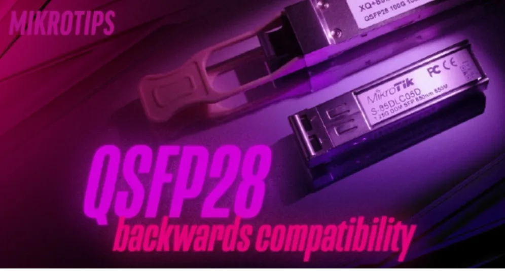 Подключение QSFP28 к SFP28 и SFP+: способы и настройки