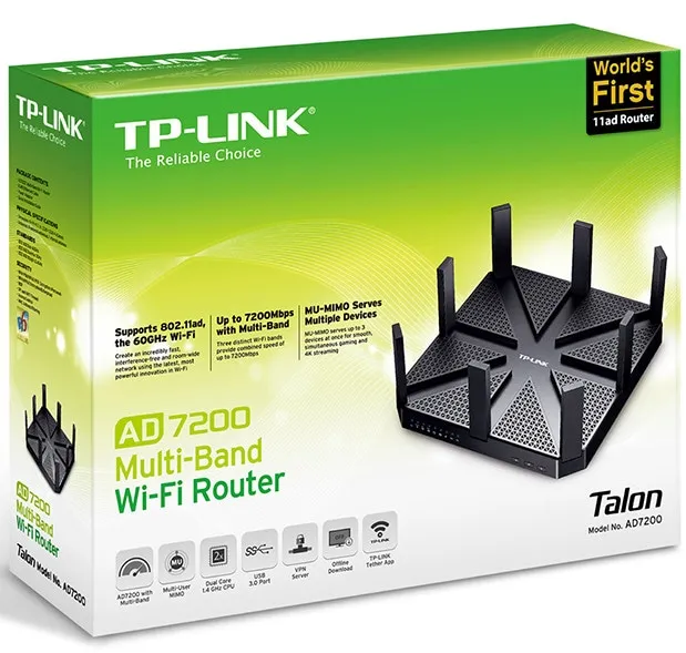 TP-Link Talon AD7200 - самый быстрый роутер в мире