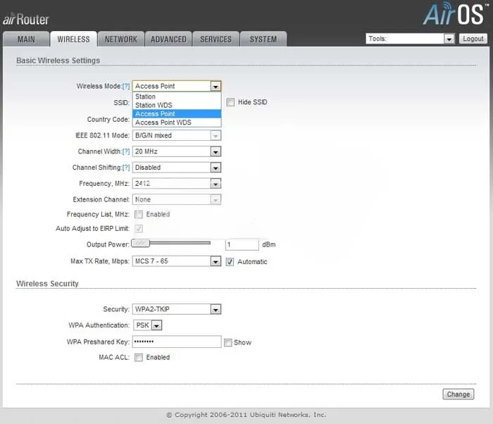 Смена пароля на роутерах MikroTik и Ubiquiti