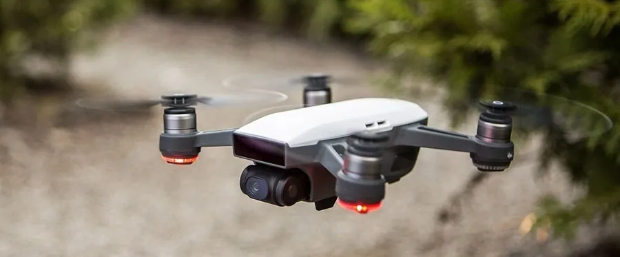 Как управлять дроном DJI Spark через пульт ДУ