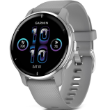 Смарт-часы Garmin Venu 2 Plus 43 мм AMOLED серый/силикон