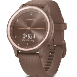 Смарт-часы Garmin Vivomove Sport, стекло/полимер, коричневые/силикон