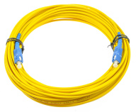 Оптический патч-корд SC UPC 50 метров желтый