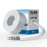 Кабель сетевой DLAN UTP-5e 4x2x0,45 PVC, внутренний 305м.