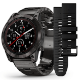 Смарт-часы Garmin Fenix 7X Pro 51 мм Solar сапфир/темный, титан