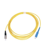 Оптический патч-корд SC/FC UPC 40 метров желтый
