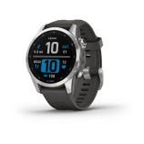 Смарт-часы Garmin Fenix 7S серебро/графит, силикон