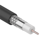 Коаксиальный кабель PROconnect RG-6U Outdoor 100м черный